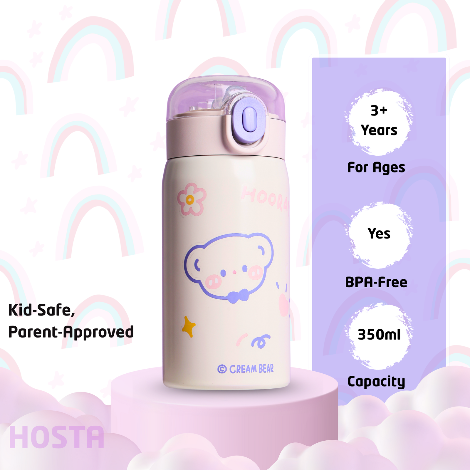 HOSTA Water Bottle for Kids 350ml - Image 4